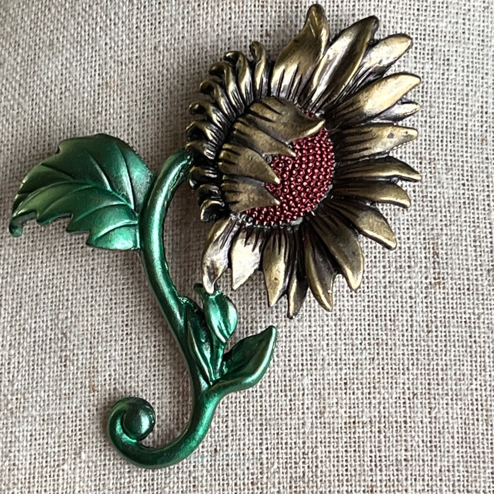 Dominick Avellino Sunflower Brooch